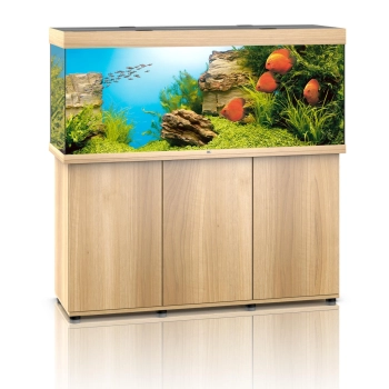 Akwarium Juwel Rio 450 LED jasne drewno (dąb)