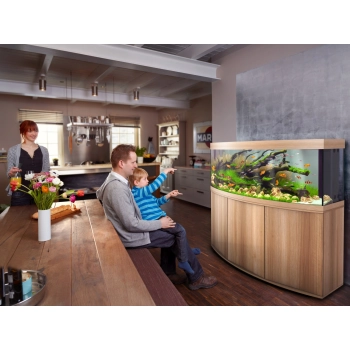 Juwel Vision 450 jasne drewno (dąb) HeliaLux Spectrum akwarium z szafką