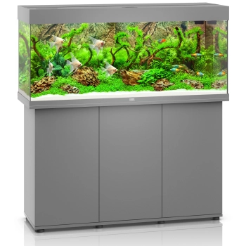 Juwel Rio 240 LED szare akwarium z szafką