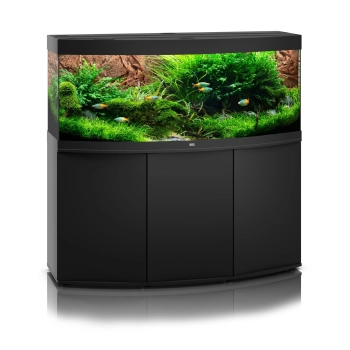 Juwel Vision 450 LED czarne akwarium z szafką