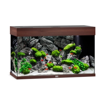 Akwarium Juwel Rio 125 ciemne drewno HeliaLux Spectrum