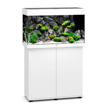 Juwel Rio 125 LED białe akwarium z szafką