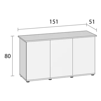 Szafka Juwel SBX Rio 400/450 czarna