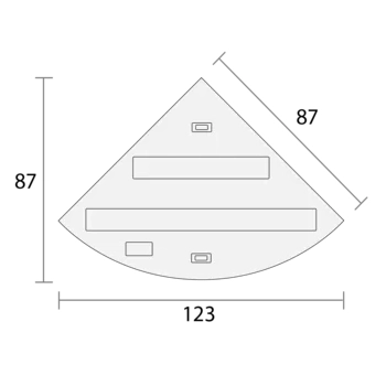 Juwel Trigon 350 LED czarne akwarium z szafką