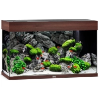 Akwarium Juwel Rio 125 ciemne drewno HeliaLux Spectrum