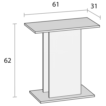 Podstawa Juwel 60/50 SB czarna