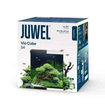 Juwel Vio Cube 54 białe akwarium z szafką