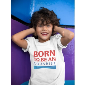 T-shirt dziecięcy BORN TO BE AN AQUARIST 122-128