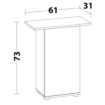 Szafka Juwel SBX 60/70 czarna