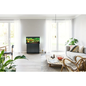 Juwel Rio 180 LED czarne (2x belka) akwarium z szafką