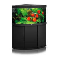 Juwel Trigon 350 LED czarne akwarium z szafką