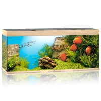Akwarium Juwel Rio 450 jasne drewno (dąb) HeliaLux Spectrum (2x belka)