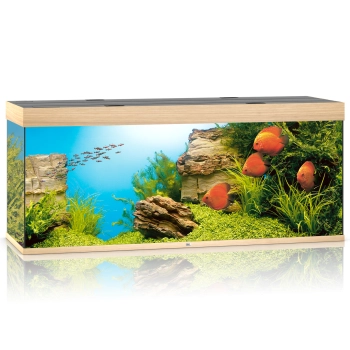 Akwarium Juwel Rio 450 jasne drewno (dąb) HeliaLux Spectrum (2x belka)