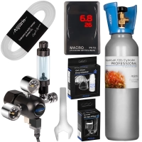 Zestaw CO2 Exclusive 2.0 z elektrozaworem i komputerem pH i butlą 5l