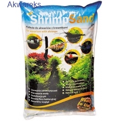 Aqua art Shrimp Sand 4kg - podłoże czarne, brązowe