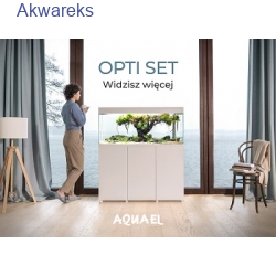 Aquael Opti set 125 biały zestaw akwariowy + SZAFKA