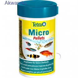pokarm tetra micro pellets 100ml - dla małych ryb