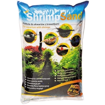 Aqua art Shrimp Sand 4kg - podłoże czarne, brązowe