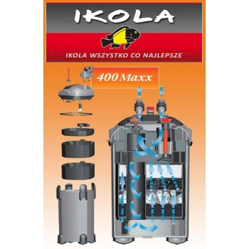 IKOLA FZD 400 MAXX FILTR ZEWNĘTRZNY do akwarium do 400 litrów