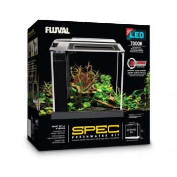Akwarium szklane FLUVAL SPEC III LED, 10L, czarne 27.5 x 30 x 22.3 cm
