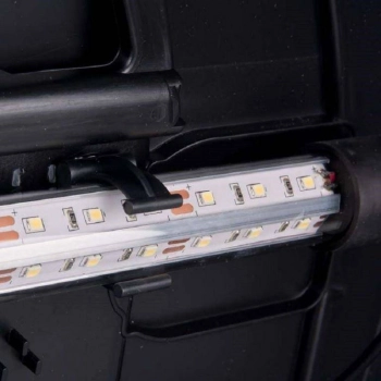 Pokrywa akwariowa ARISTO 60x30 profilowana z oświetleniem Led Expert 1x13W - czarna