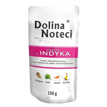 mokra karma dla psa dolina noteci indyk 150 g