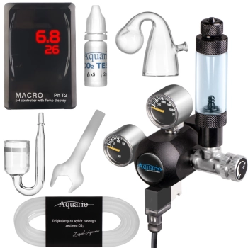 Zestaw CO2 Aquario Exclusive 2.0 - z elektrozaworem i komputerem pH