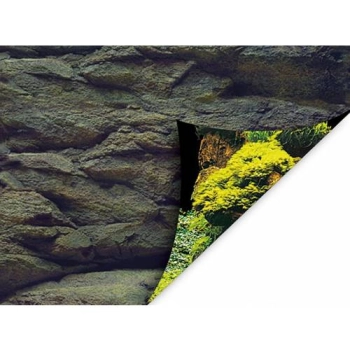Aqua Nova Tło Dwustronne Do Akwarium Rock / Plants L 100x50cm