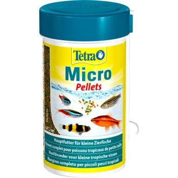 pokarm tetra micro pellets 100ml - dla małych ryb