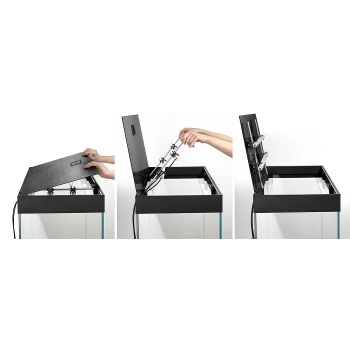 Aquael Opti set 125 biały zestaw akwariowy + SZAFKA