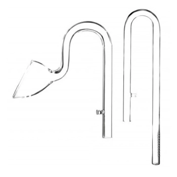 Zestaw szklanych rurek wlot i wylot 16/22mm