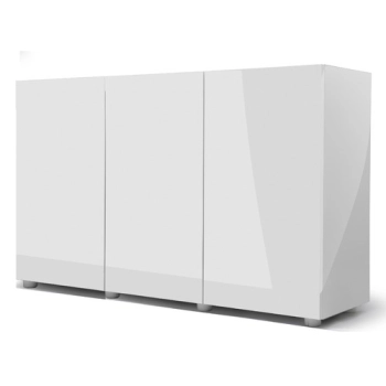 Zestaw AQUAEL GLOSSY 120 z szafką - biały