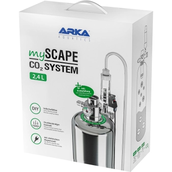 Zestaw co2 Arka MyScape M 2,4L z butlą niskociśnieniową