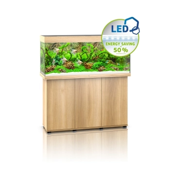 Zestaw Juwel RIO 240 Led akwarium + SZAFKA - jasne drewno